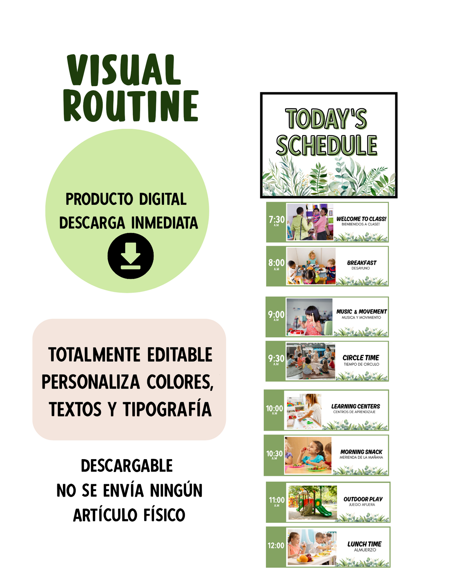 Rutina Visual (Visual schedule)