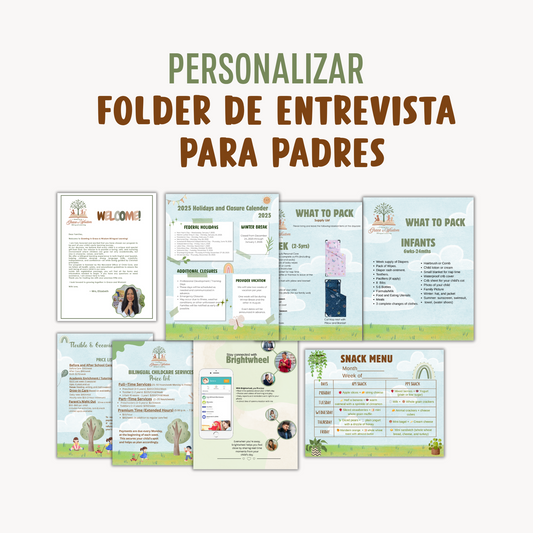Personalizar folder de Entrevista para padres