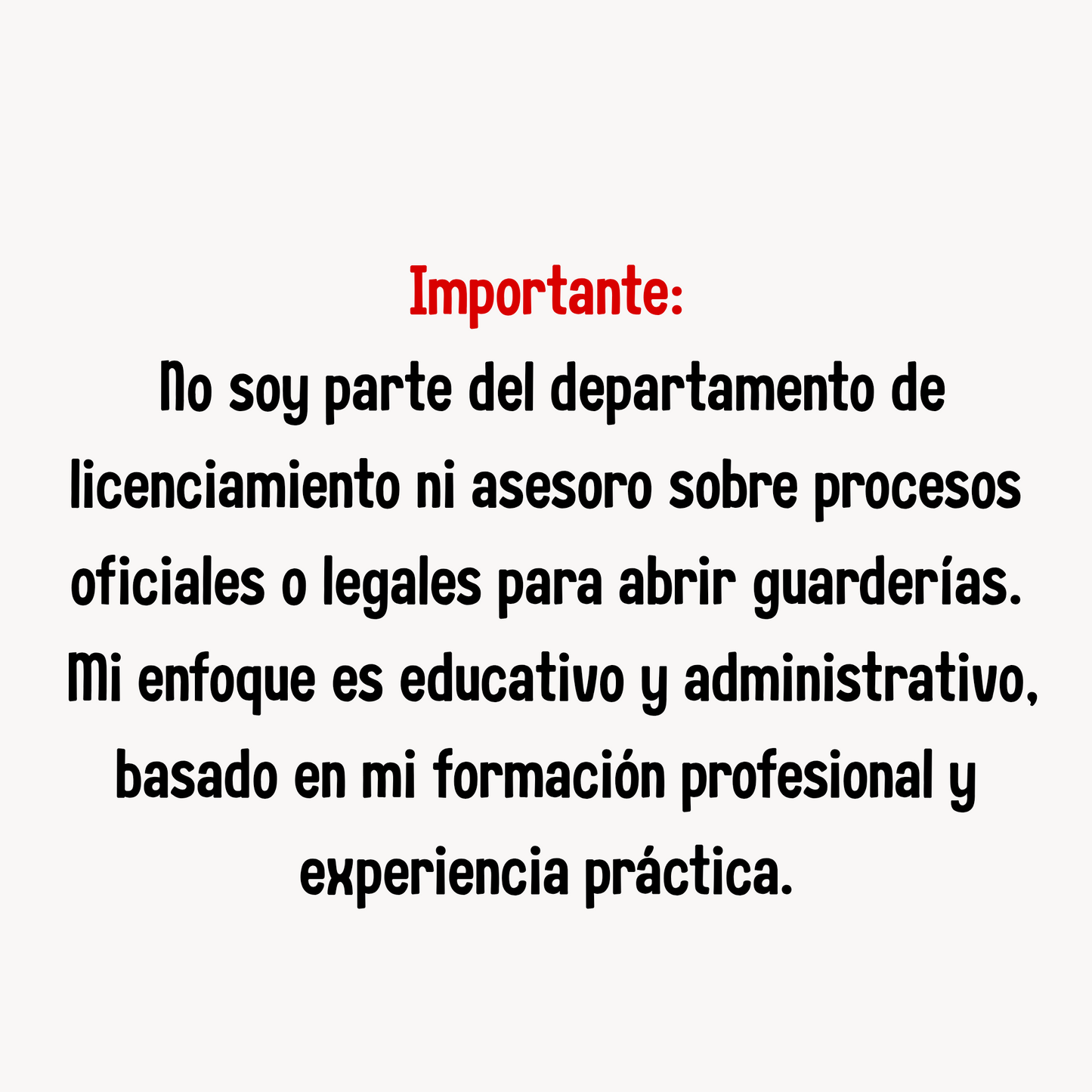 Asesoría Educativa y Administrativa(1 hora)