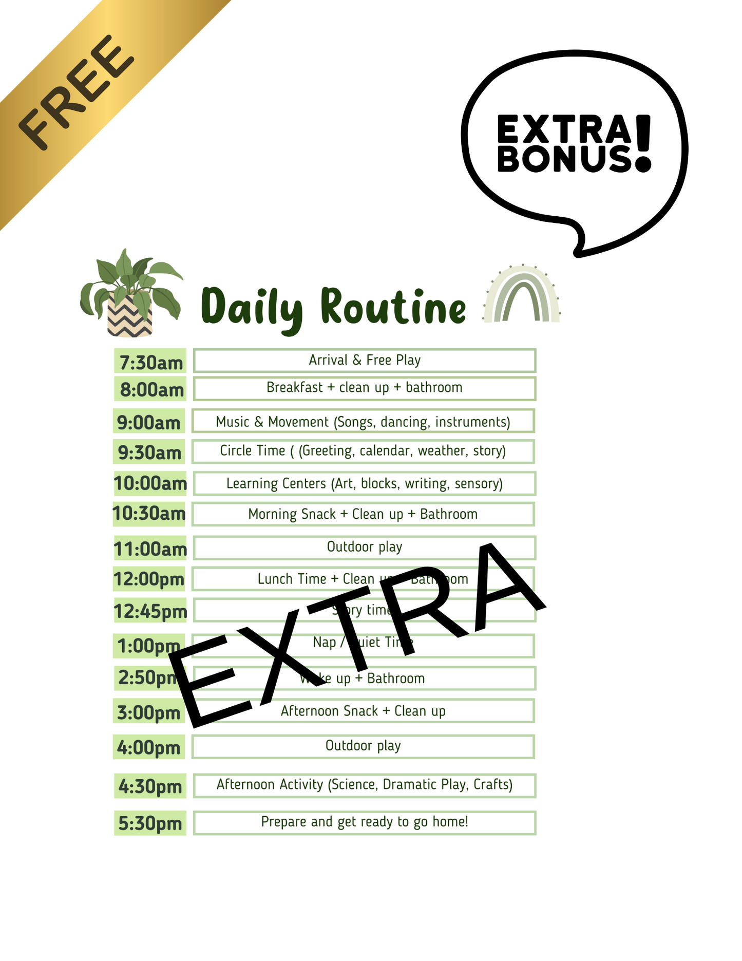 Rutina Visual (Visual schedule)