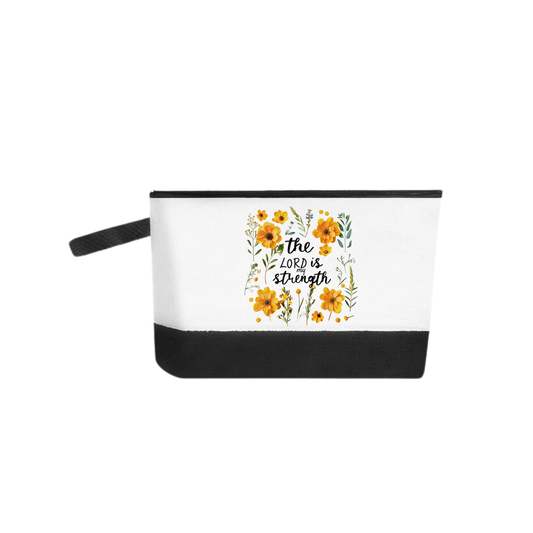 Bolso de tela canvas  para cosméticos.
