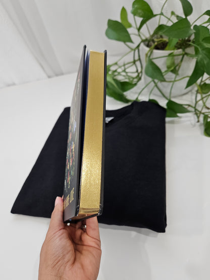 Sweater negro para personalizar + libreta