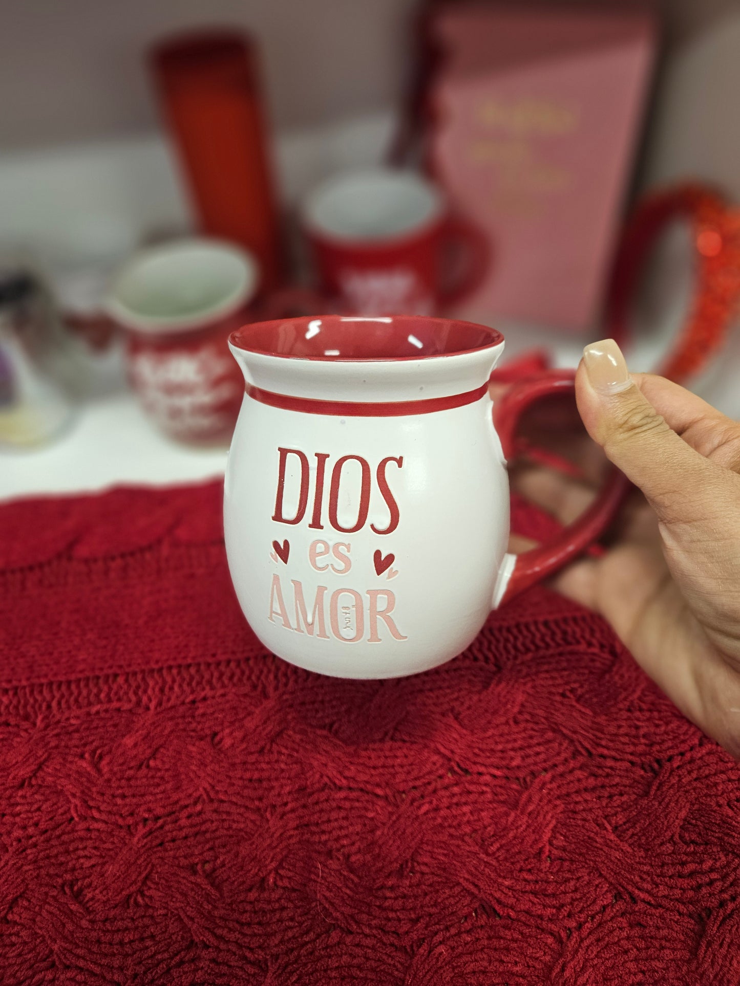 Taza de cerámica " Dios es amor"