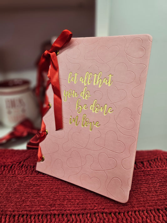 Libreta "Be done in love" agenda