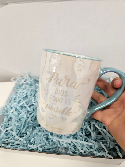 Taza "Para Dios todo es posible "