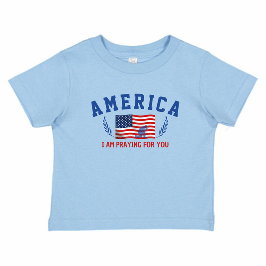 Tshirt Kids 4 July "AMERICA"