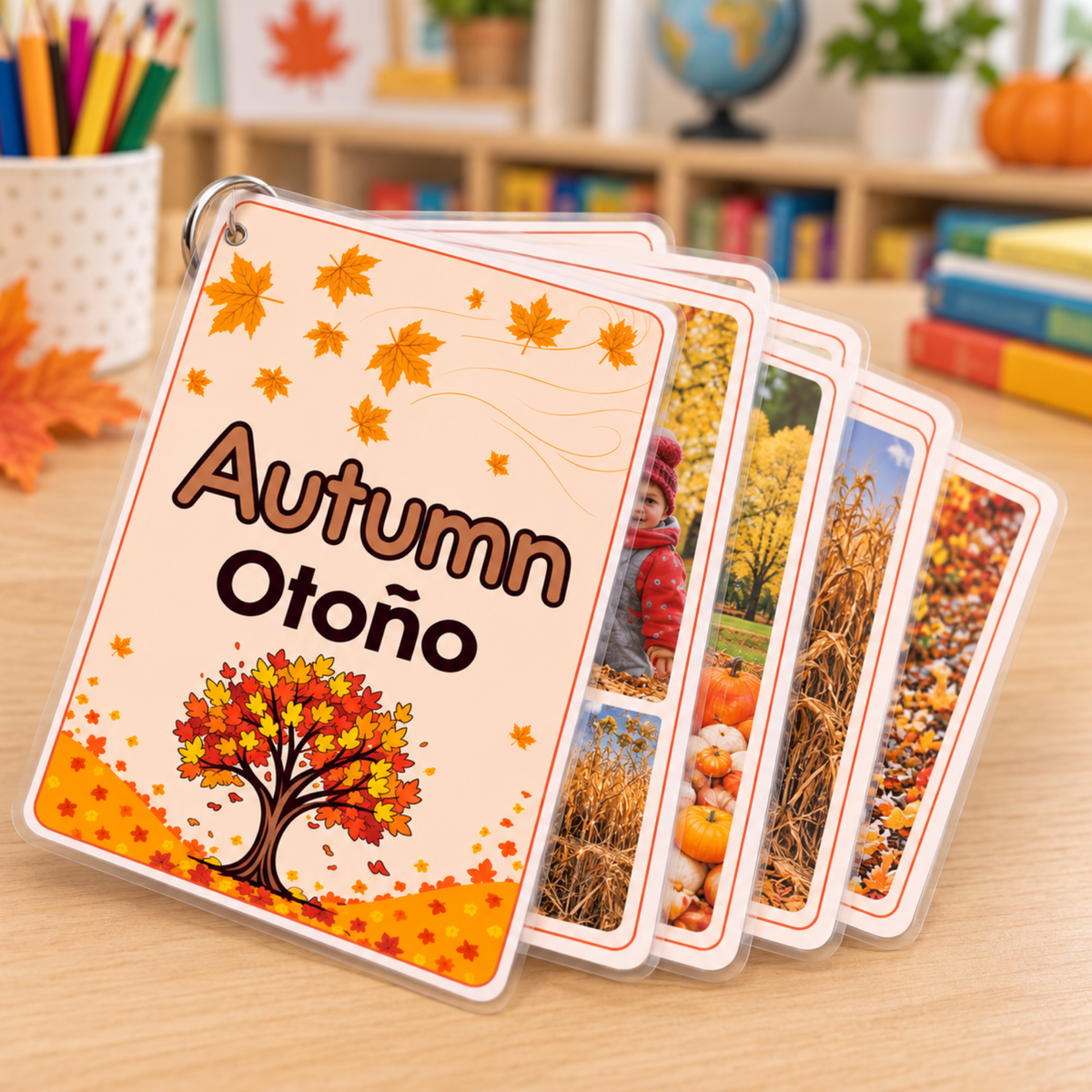 Tarjeta Educativa sobre el Otoño ( PDF)