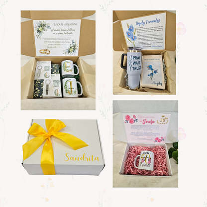 Giftbox "God is Good" (Sweater + vaso de vidrio)