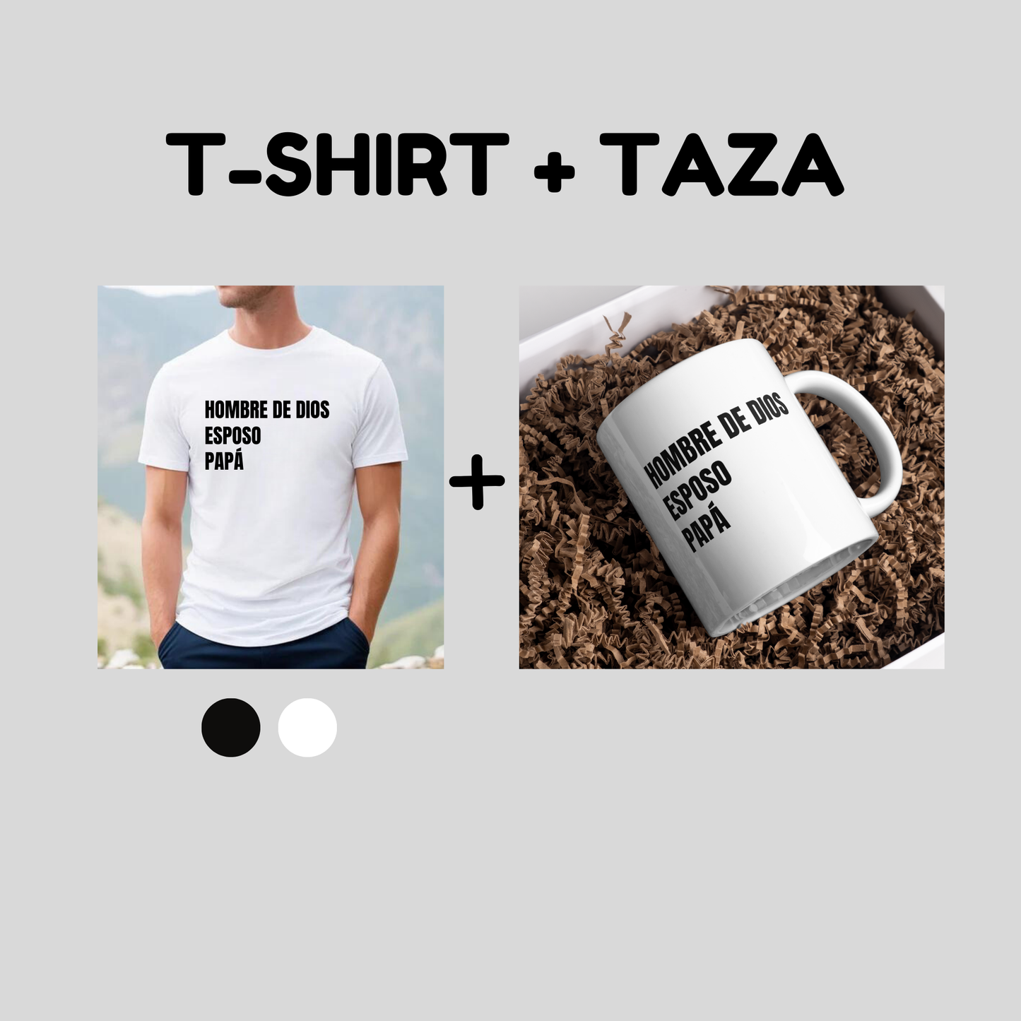 GIFT BOX: T-SHIRT + TAZA PARA HOMBRES