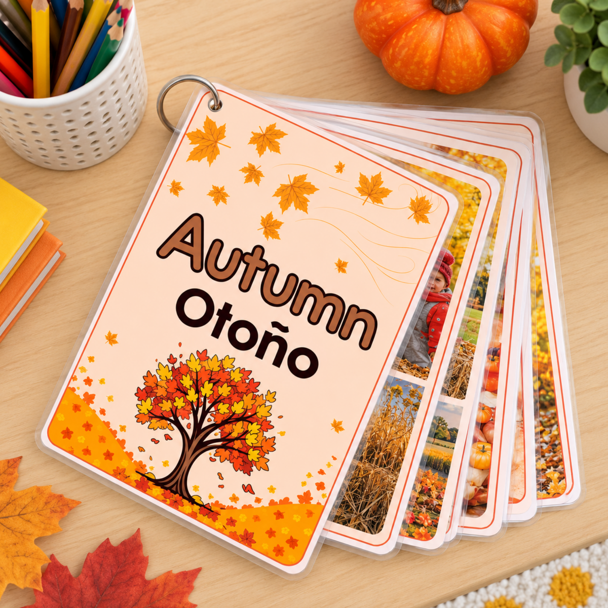Tarjeta Educativa sobre el Otoño ( PDF)