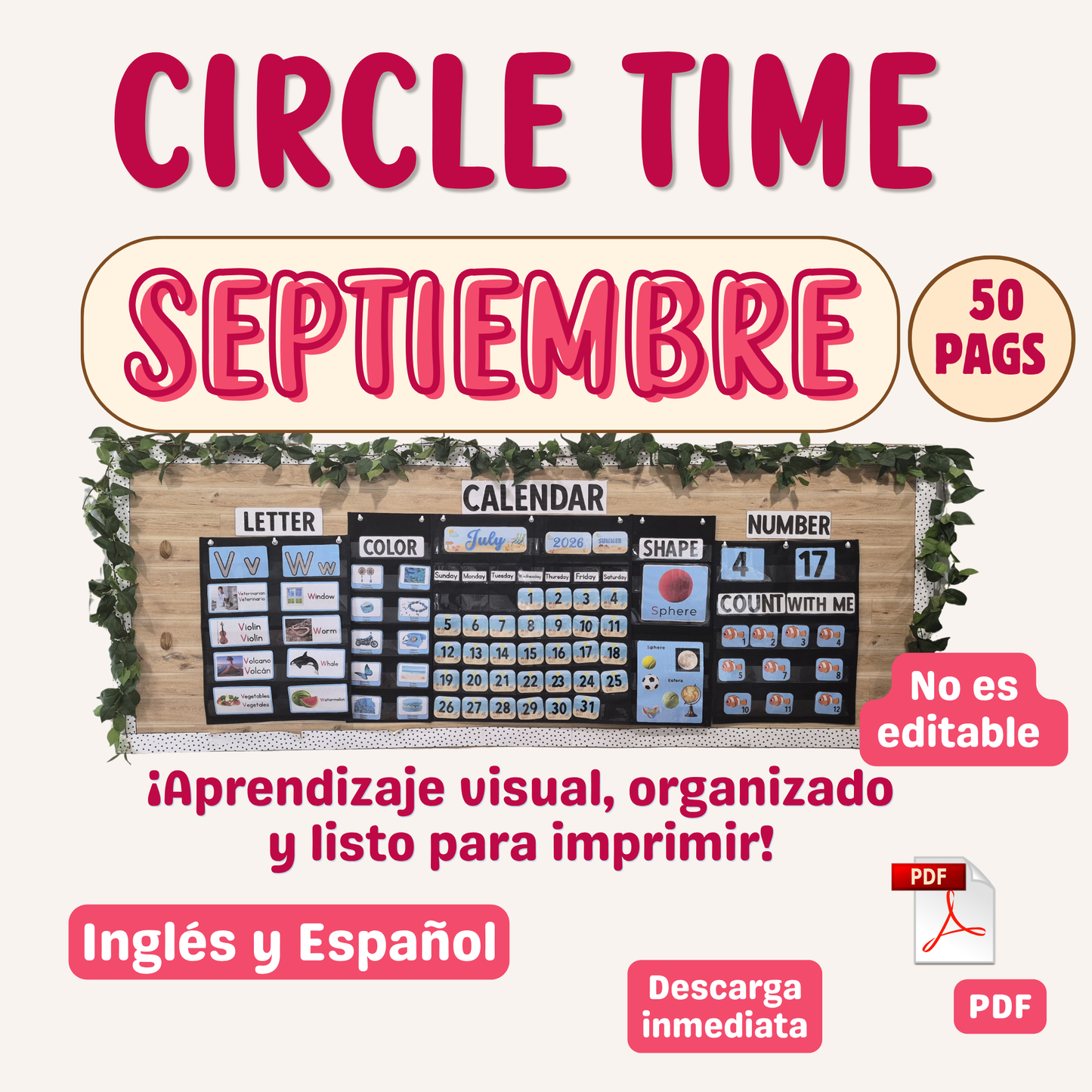 Circle Time de Septiembre