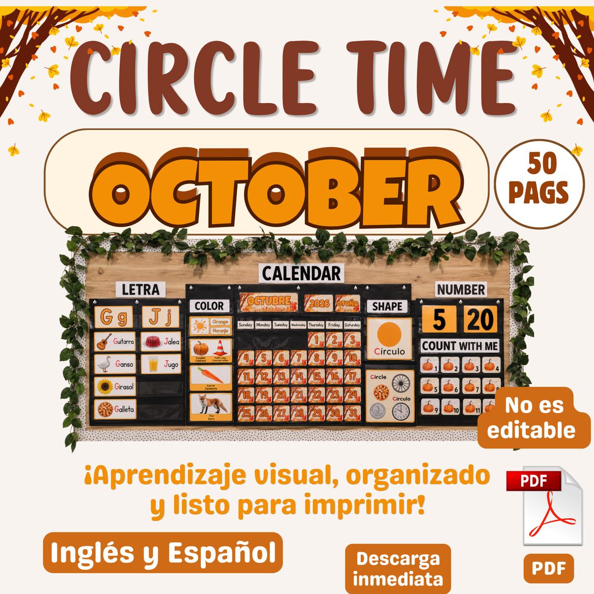 Circle Time de Octubre