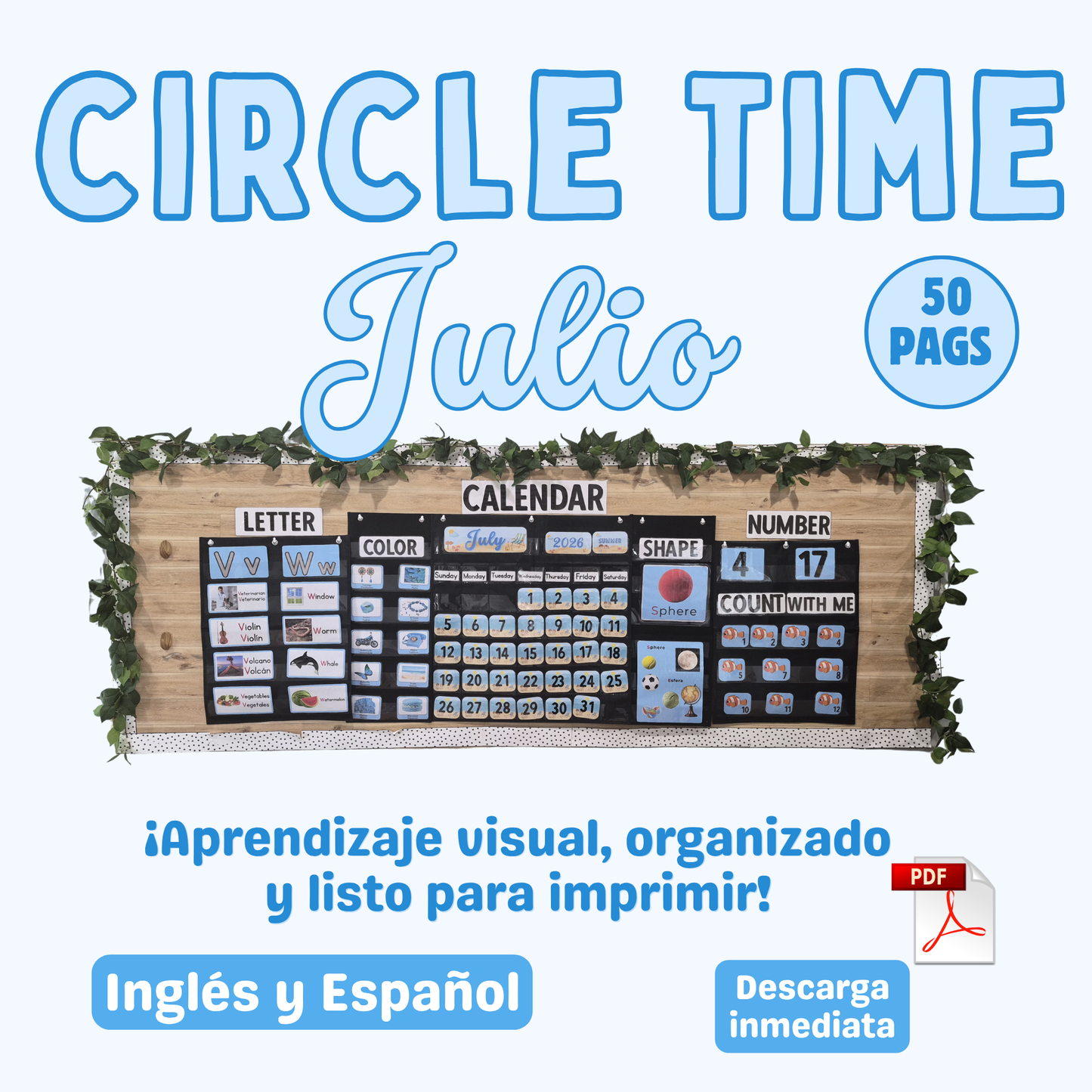 Circle Time de Julio (Pdf)