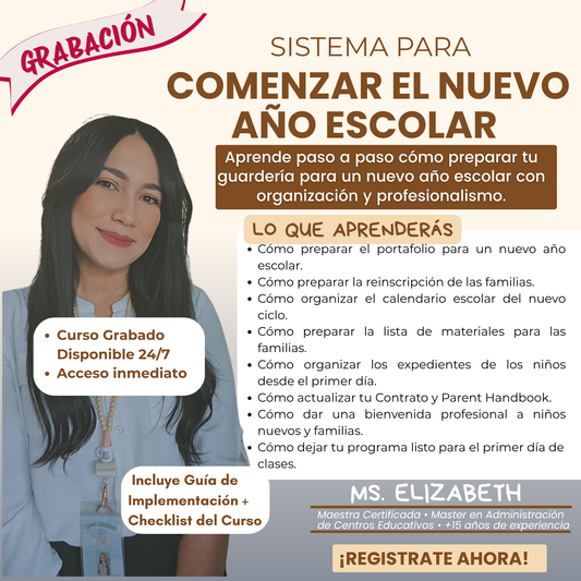 Clase 2- Sistema para Inicio de Año Escolar