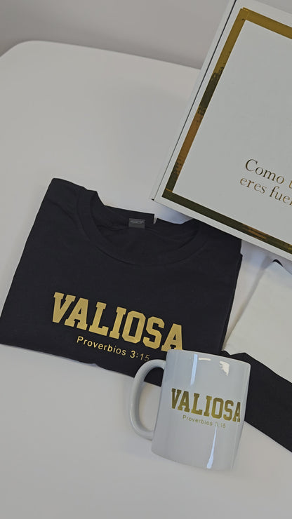 Giftbox (Tshirt +taza+bolso de cosméticos) incluye empaque personalizado y dedicatoria por dentro