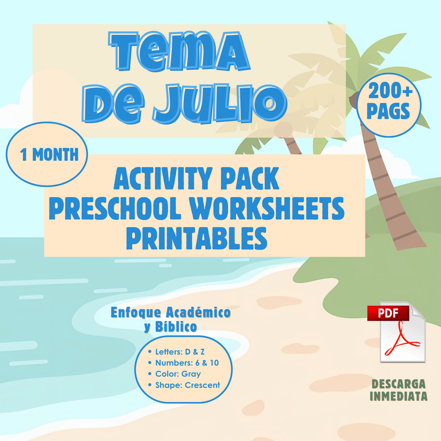 Tema de Junio PDF descarga inmediata