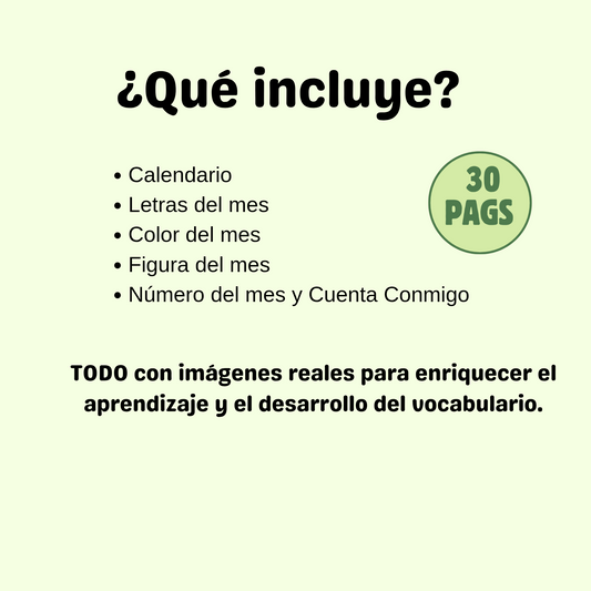 Circle Time de Junio (Inglés & Español)