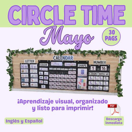 Circle Time Visual de Mayo