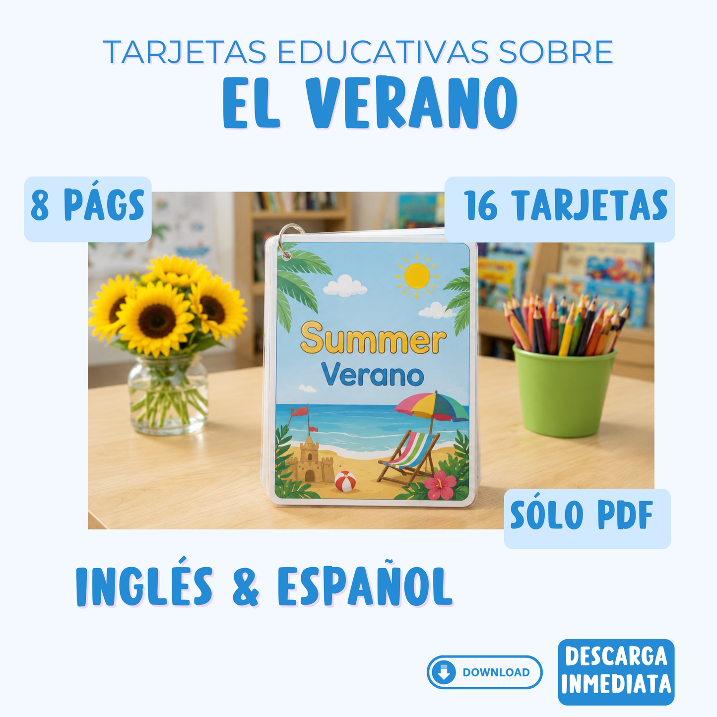 Tarjeta Educativa sobre la Primavera ( PDF)