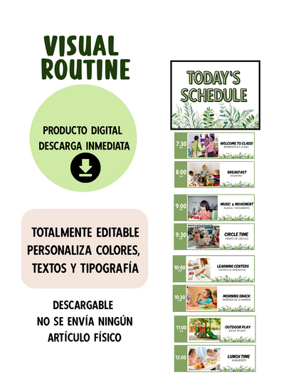 Rutina Visual (Visual schedule)