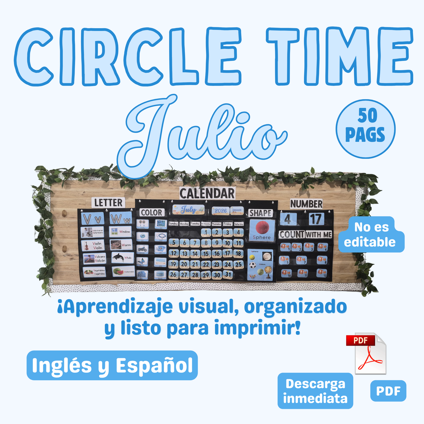 Circle Time de Julio (Pdf)