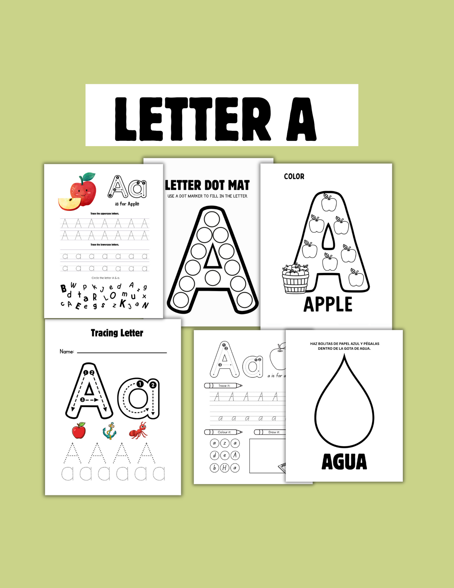 Apple Theme🍎| Hojas de actividades, Versículo Bíblico y Vocabulario Inglés/ Español. (Cristiano/ bilingüe) Imprimibles- Descarga automática