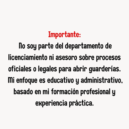 Asesoría Educativa y Administrativa(1 hora)