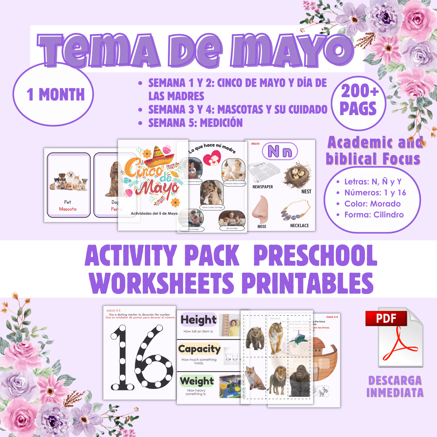 Actividades para Mayo