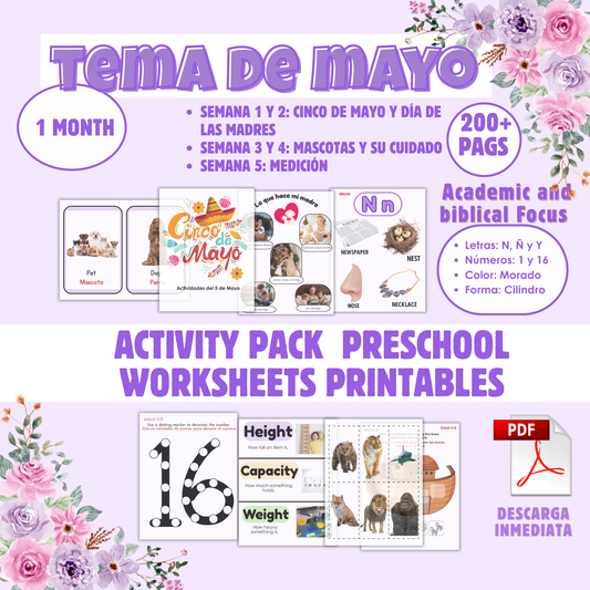 Actividades para Mayo