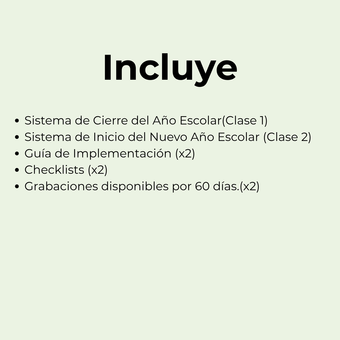 Sistema Completo para Cerrar e Iniciar el año Escolar