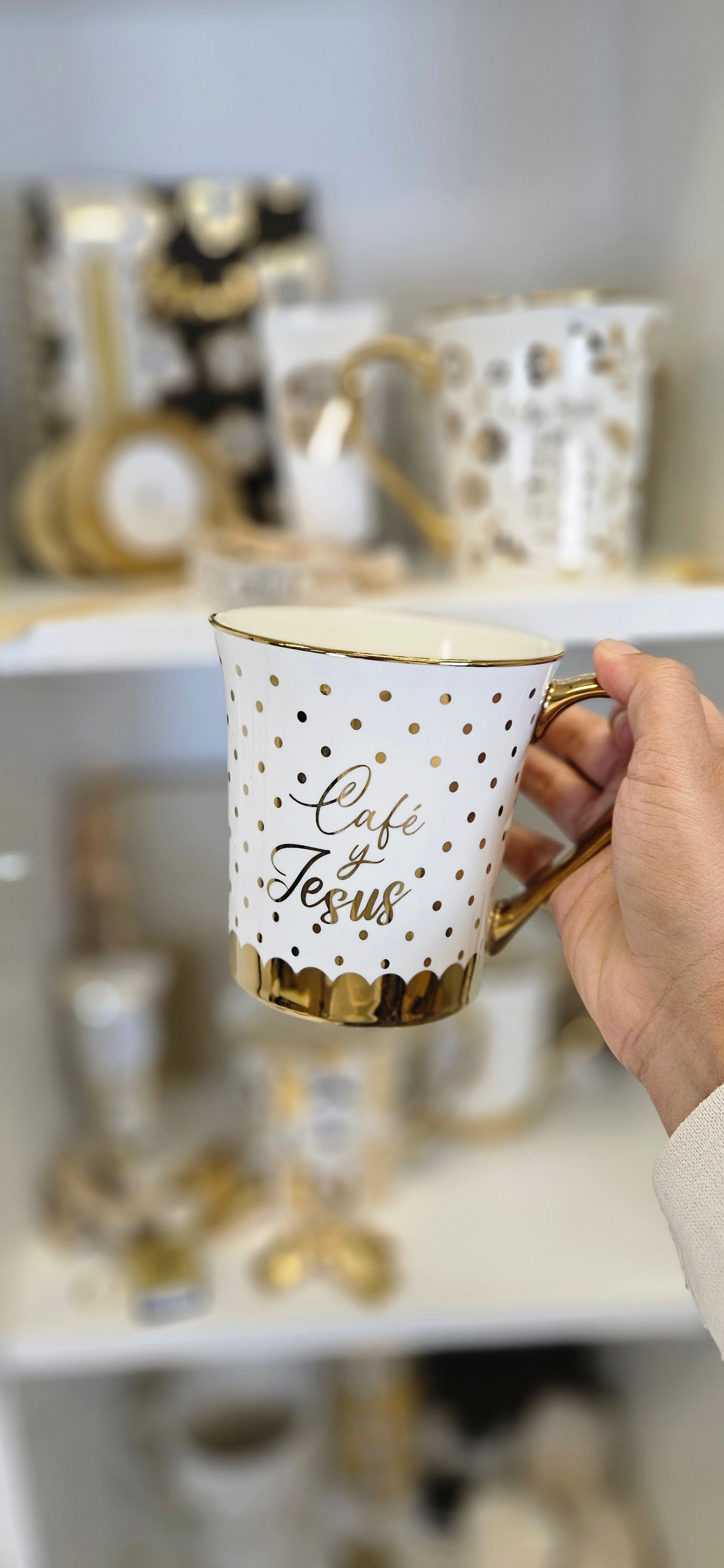 Taza "Café y Jesús"