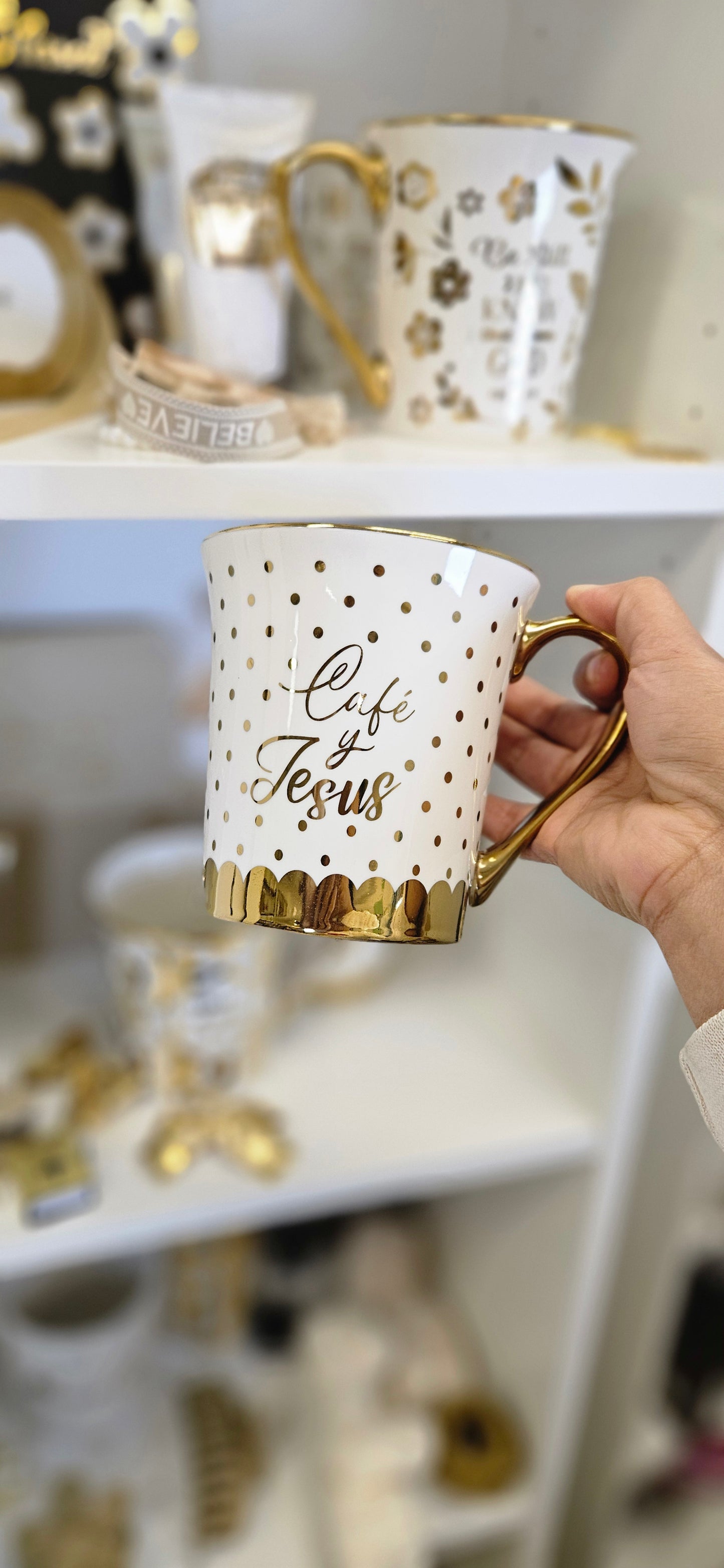 Taza "Café y Jesús"