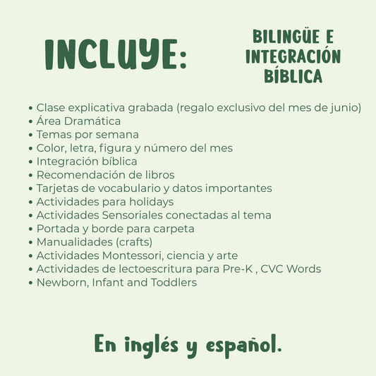 Tema de Junio PDF- Descarga inmediata.