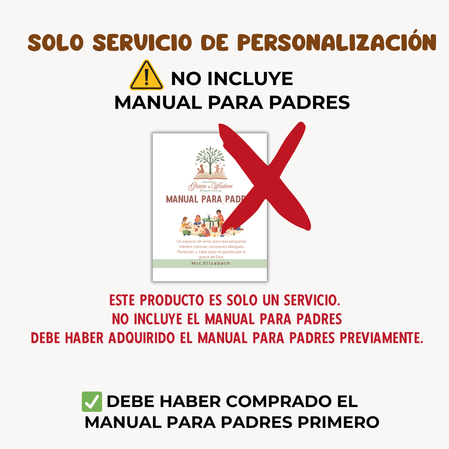 Editar y personalizar Parent Handbook (MANUAL PARA PADRES)(16 páginas)